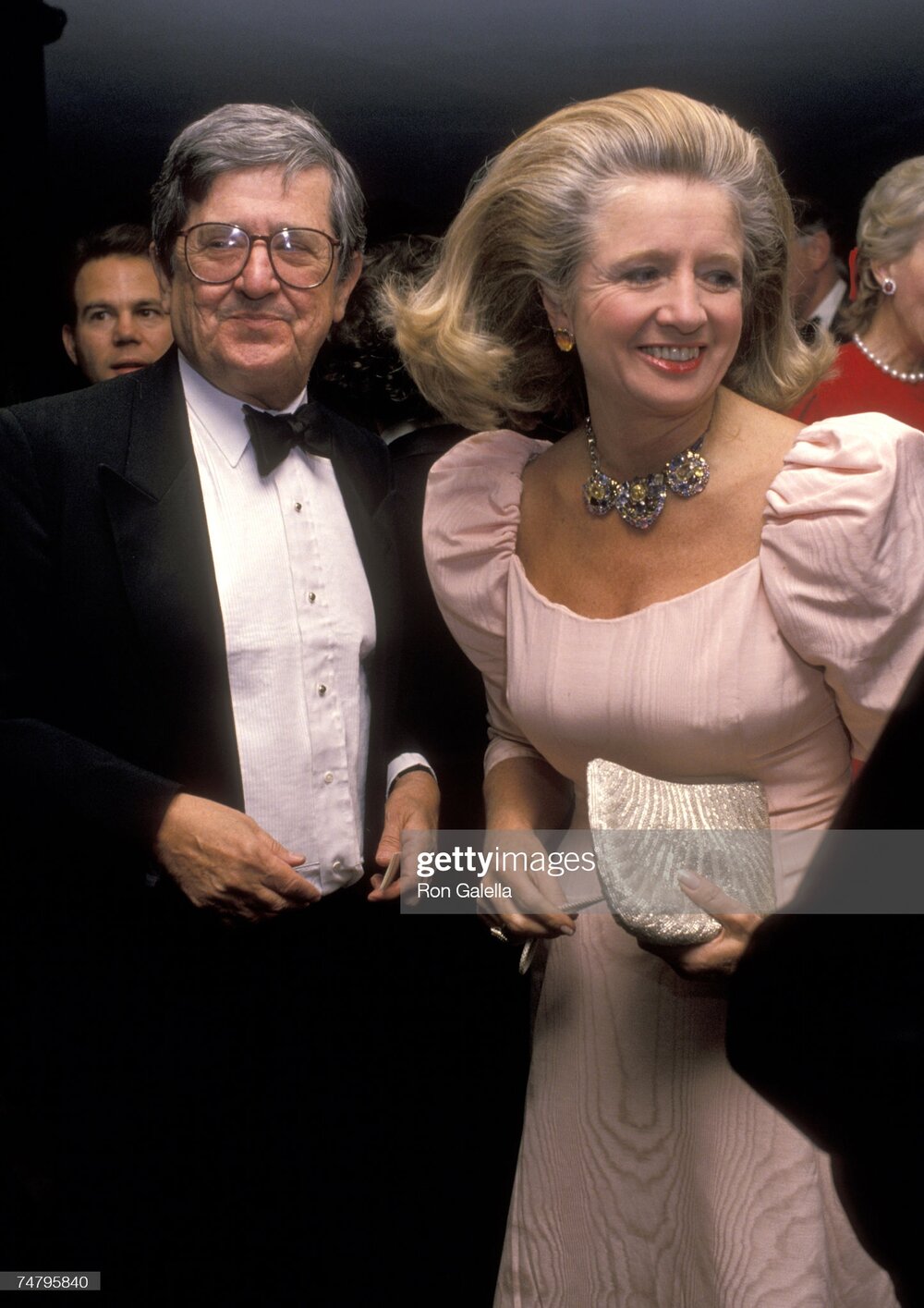 Abe Rosenthal and Shirley Lord at the 1989 PEN American Center Literary Gala.