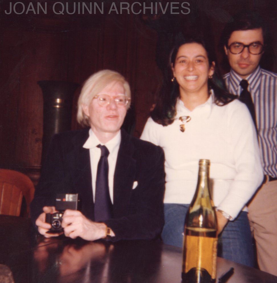 Andy Warhol, Joan and Bob Colacello, 1977.