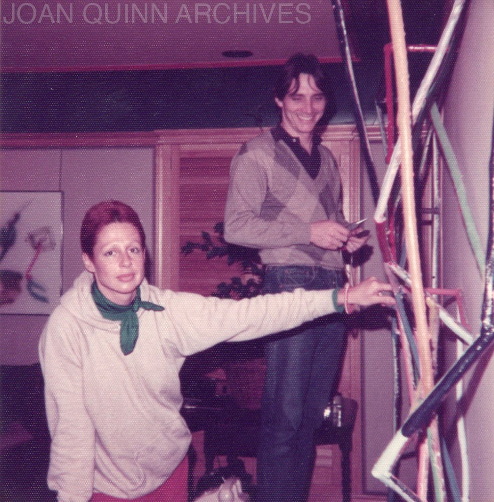 Lynda Benglis and Chuck Arnoldi, 1977.