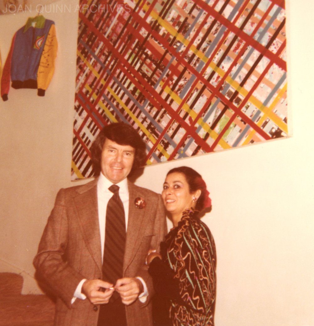 Jack and Joan Quinn at home, 1978.