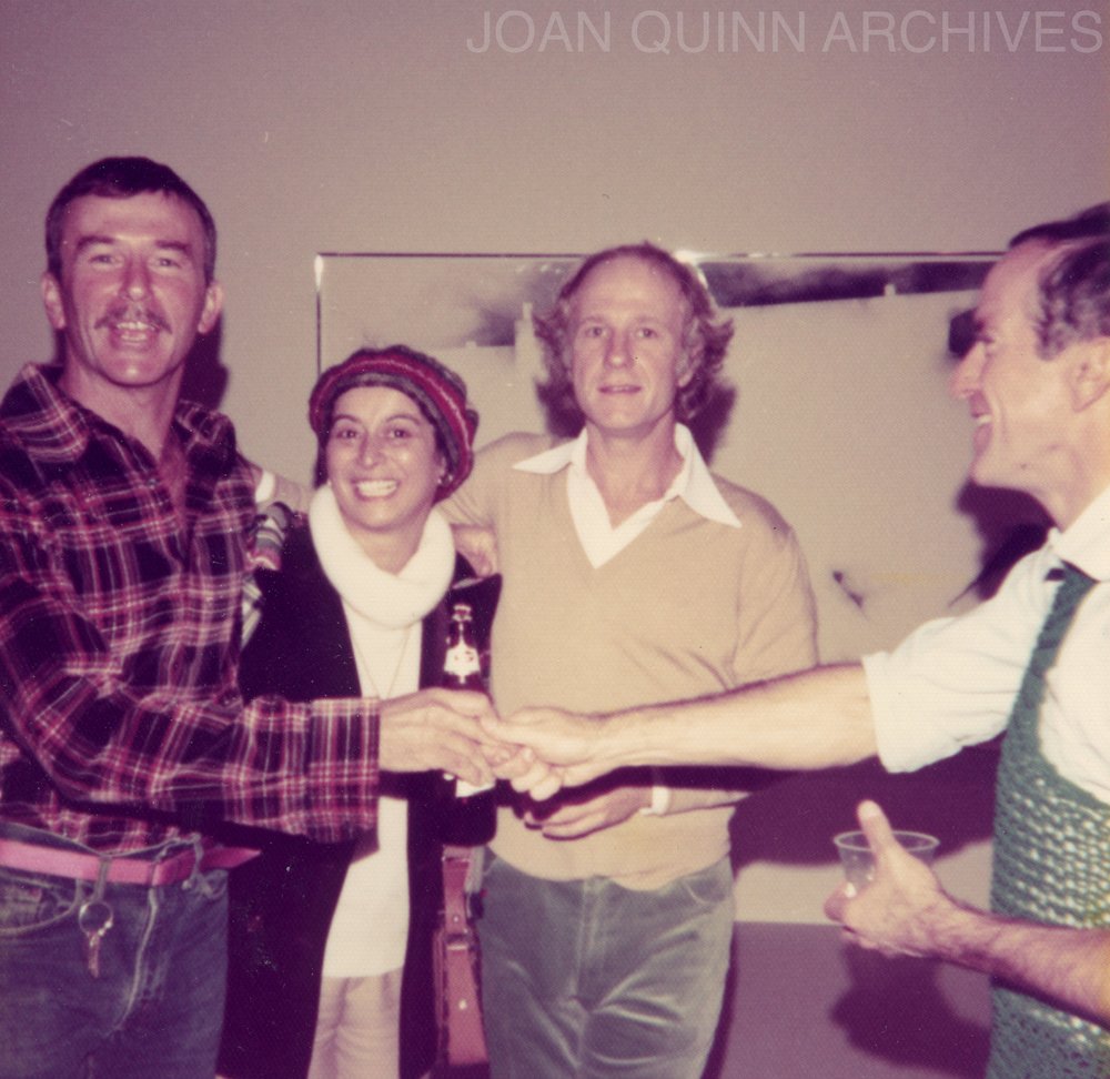 Billy Al Bengston, Joan, Joe Goode, and M Wallis, 1979.