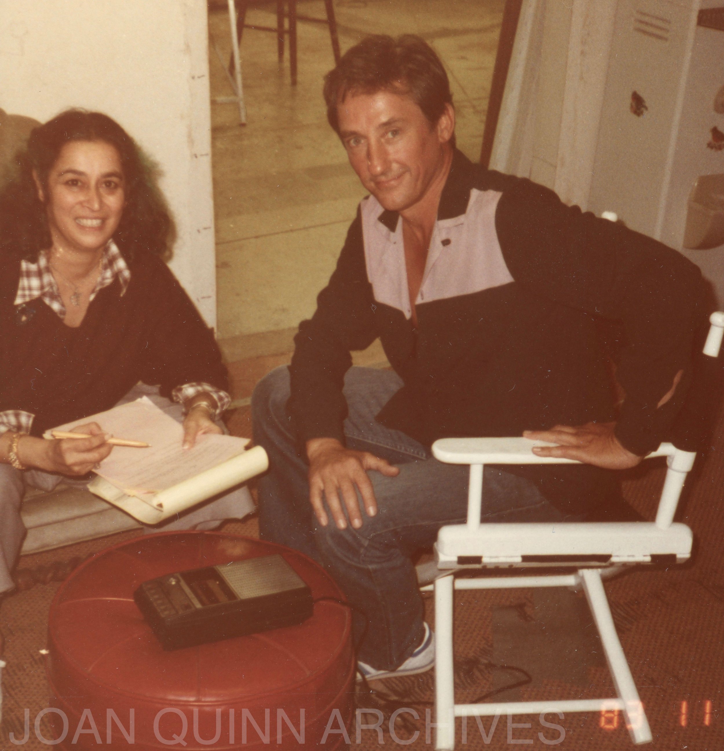 Joan and Ed Ruscha, 1983.