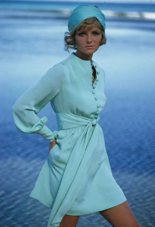 feeling-blue-cheryl-tiegs-models-a-dress-by-stan-herman-in-the-1960s.jpg