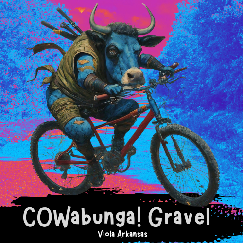 COWabunga Gravel Cycling Event Logo