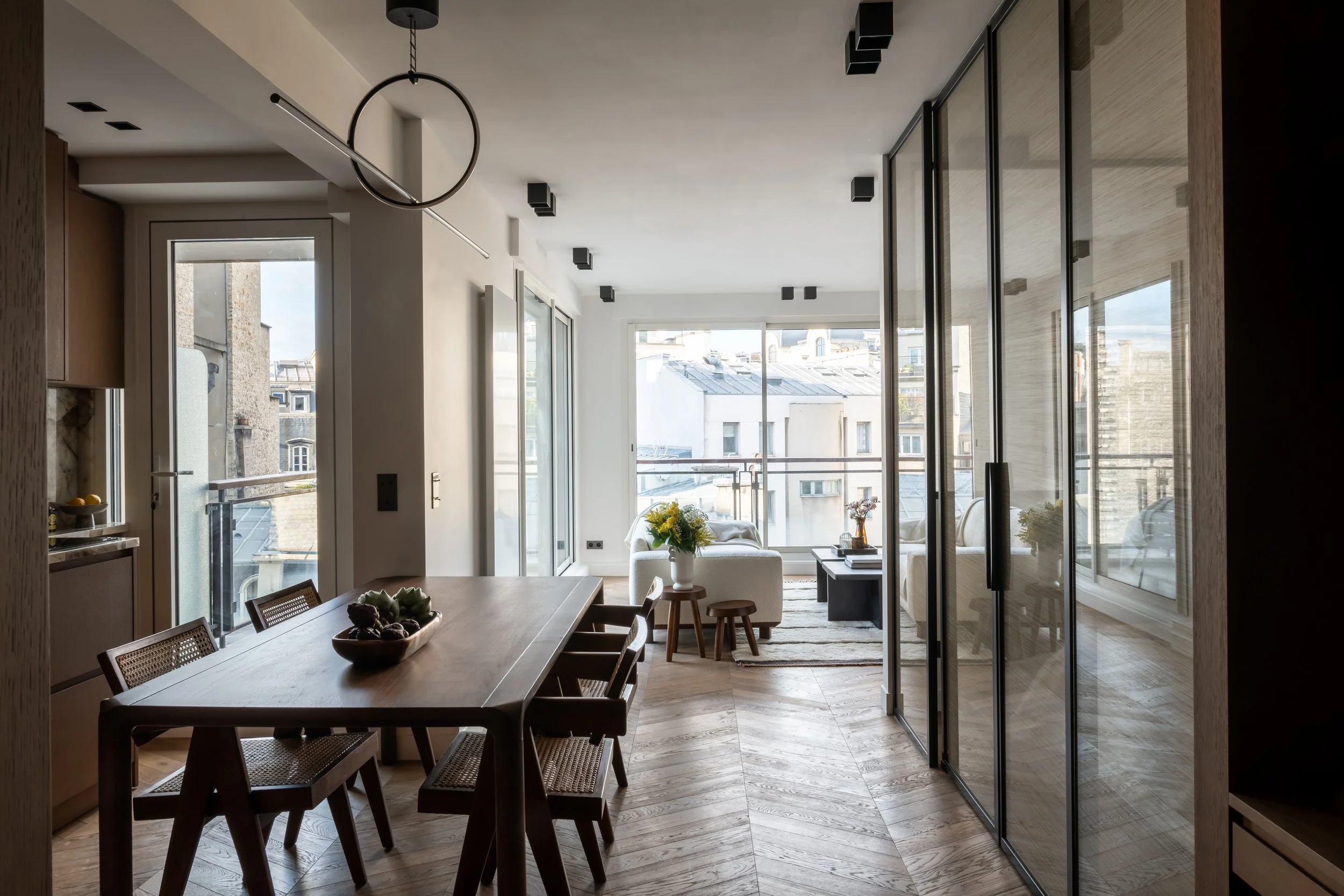 renovation pied a terre paris architecture interieur