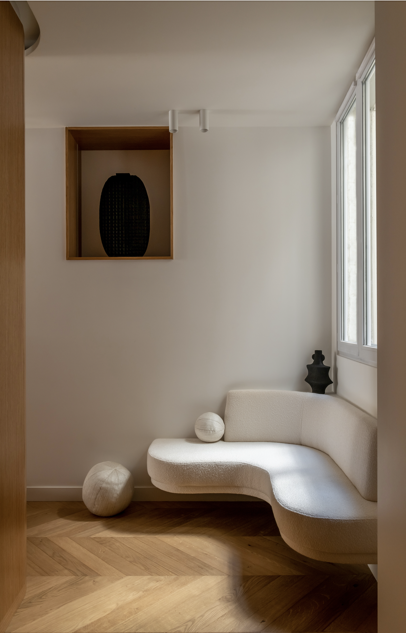 Banquette suspendue sur mesure