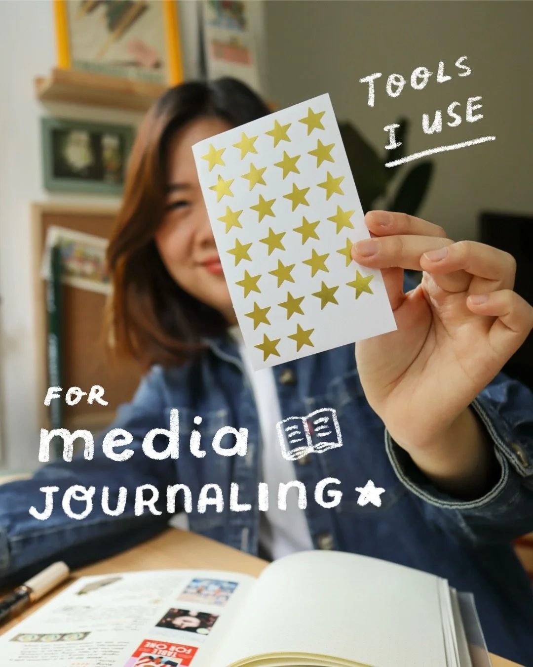 My favorite tools for Media Journaling 📺 swipe to know more 👉🏻

If you love tracking films/TV shows/books/music in your journal, I hope to see you at my new @skillshare class!

I&rsquo;m sharing my process for recording these in my journal, along 