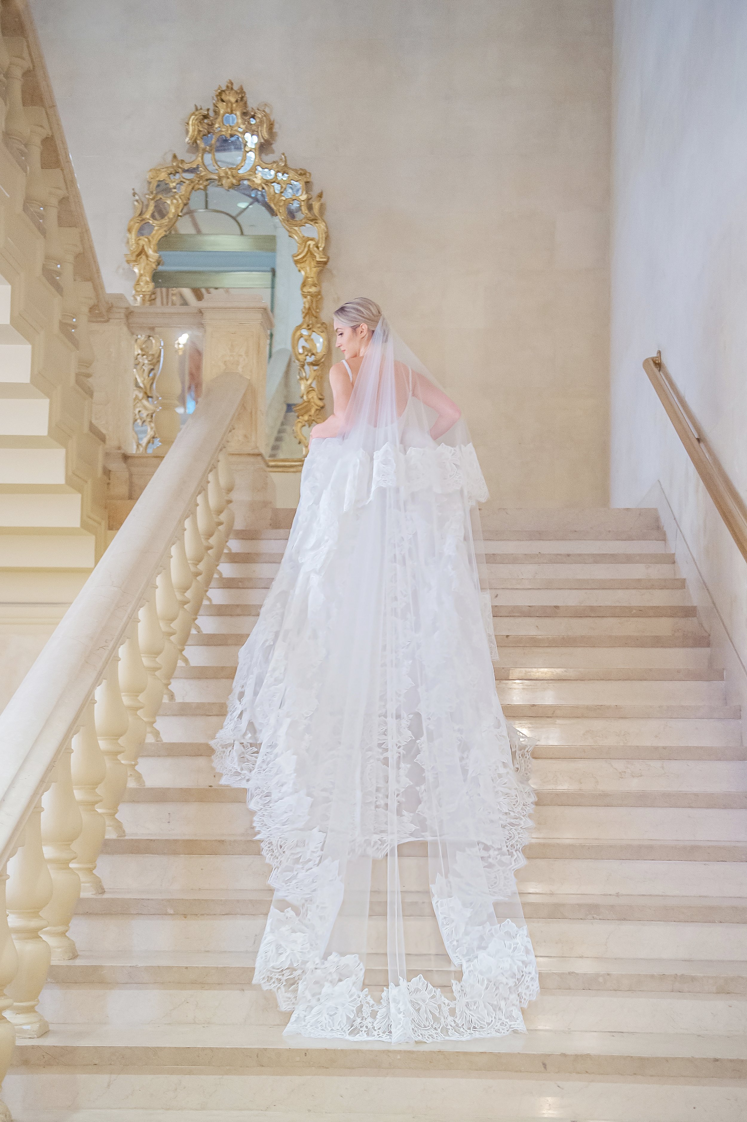 A wedding dress by Bergdorf Goodman