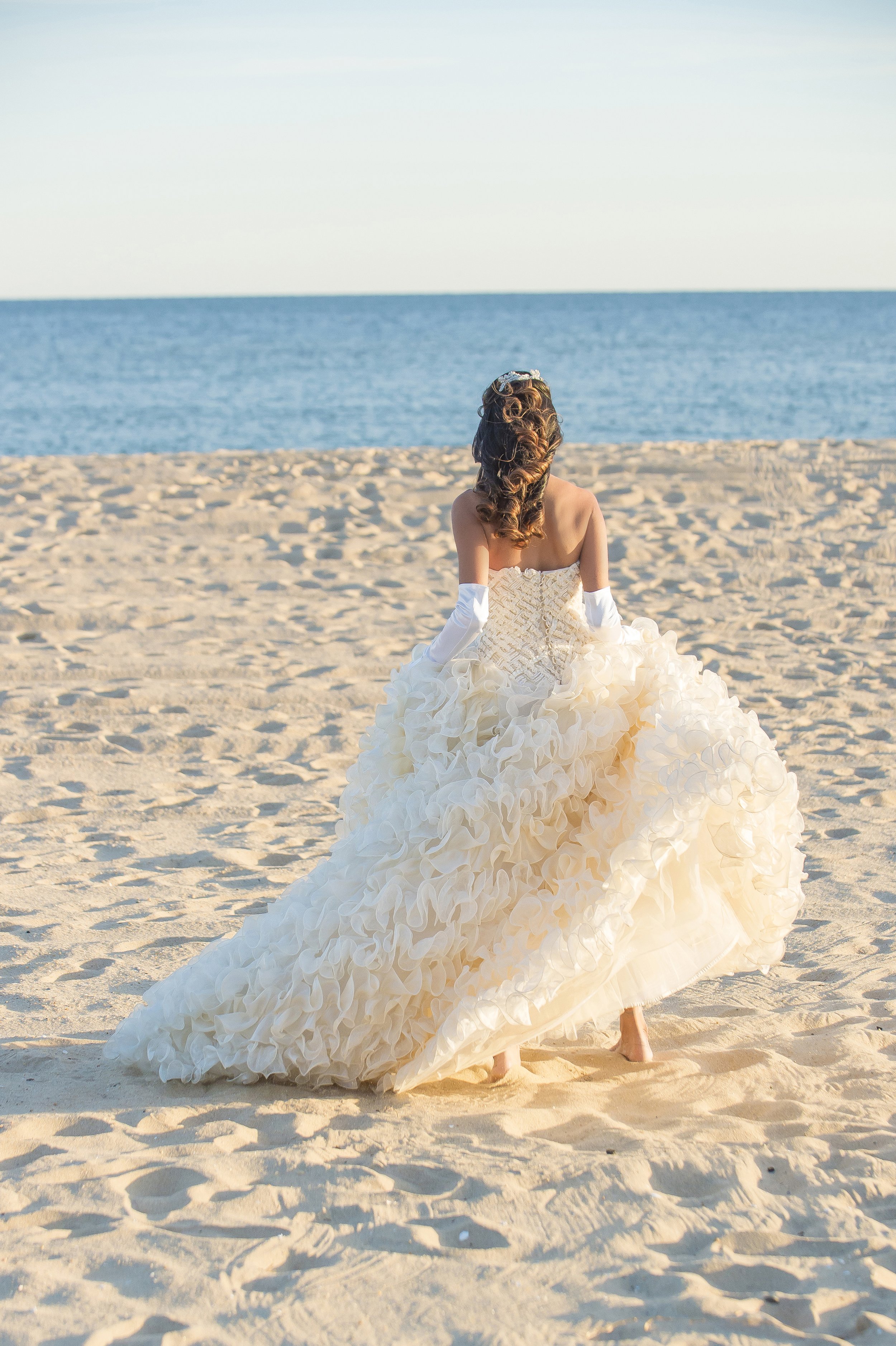 A wedding dress by Kleinfeld