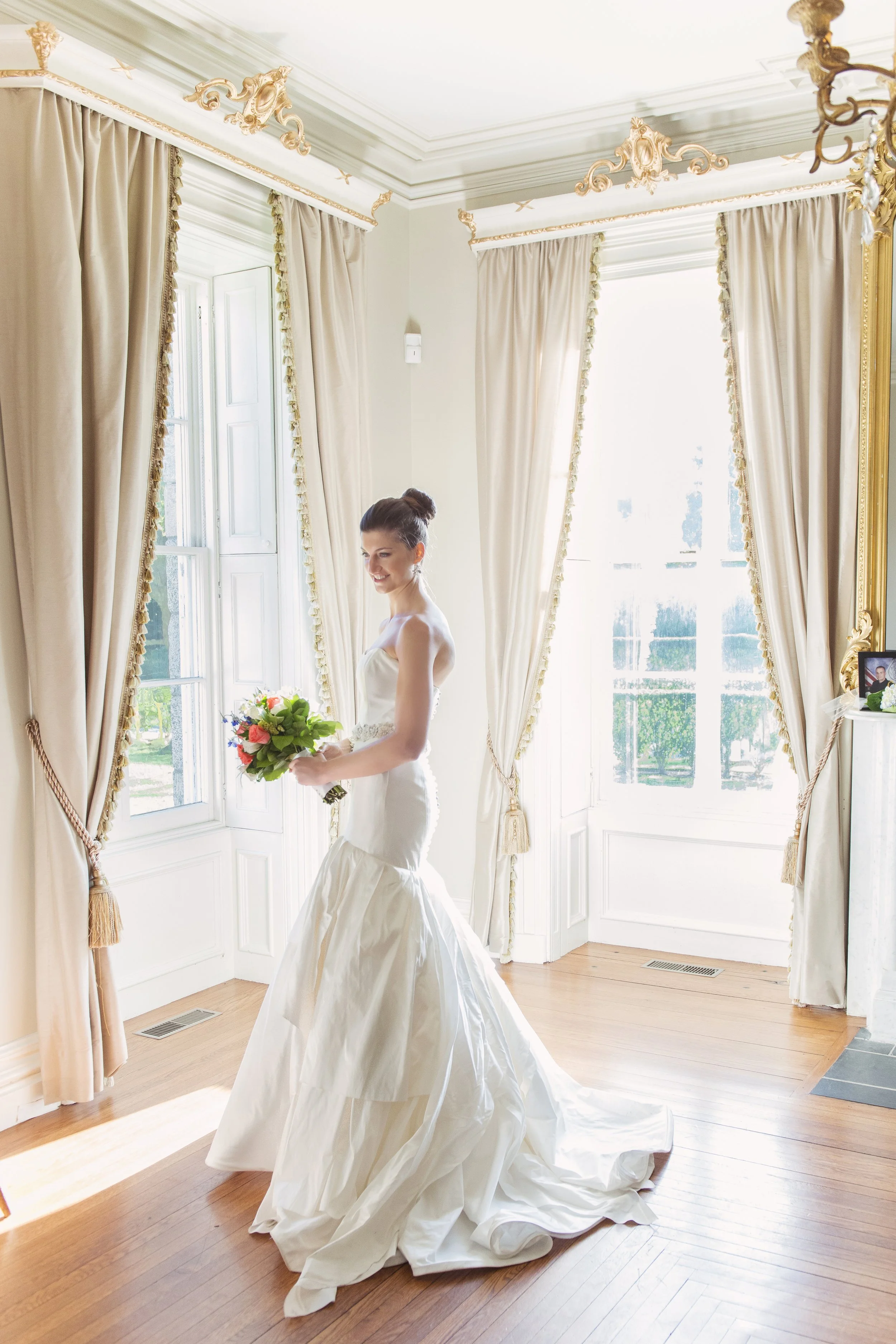 A wedding dress by J. Mendel