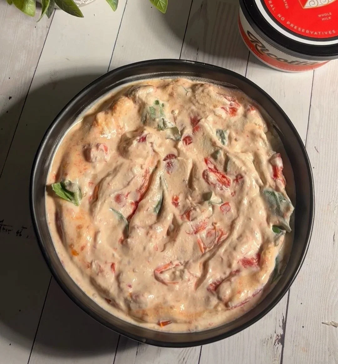 Easy Roasted Tomato & Ricotta Dip