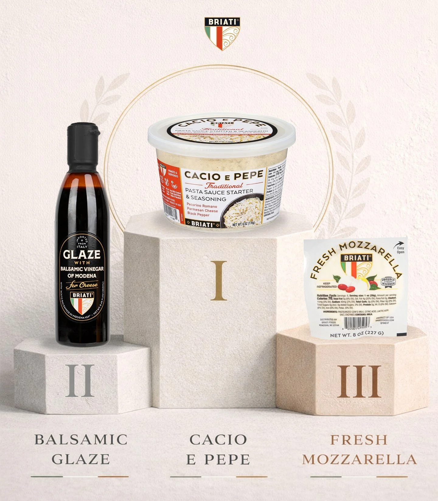 Gold, silver, and mozzarella! 🥇

As the Winter Games head to Italy, we&rsquo;re putting our Italian-inspired best sellers on the podium. Cacio e Pepe, Balsamic Glaze, and Fresh Mozzarella were best sellers last year for a reason.