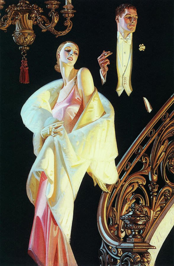 couple-going-down-the-stairs-digital-remastered-edition-joseph-christian-leyendecker.jpeg