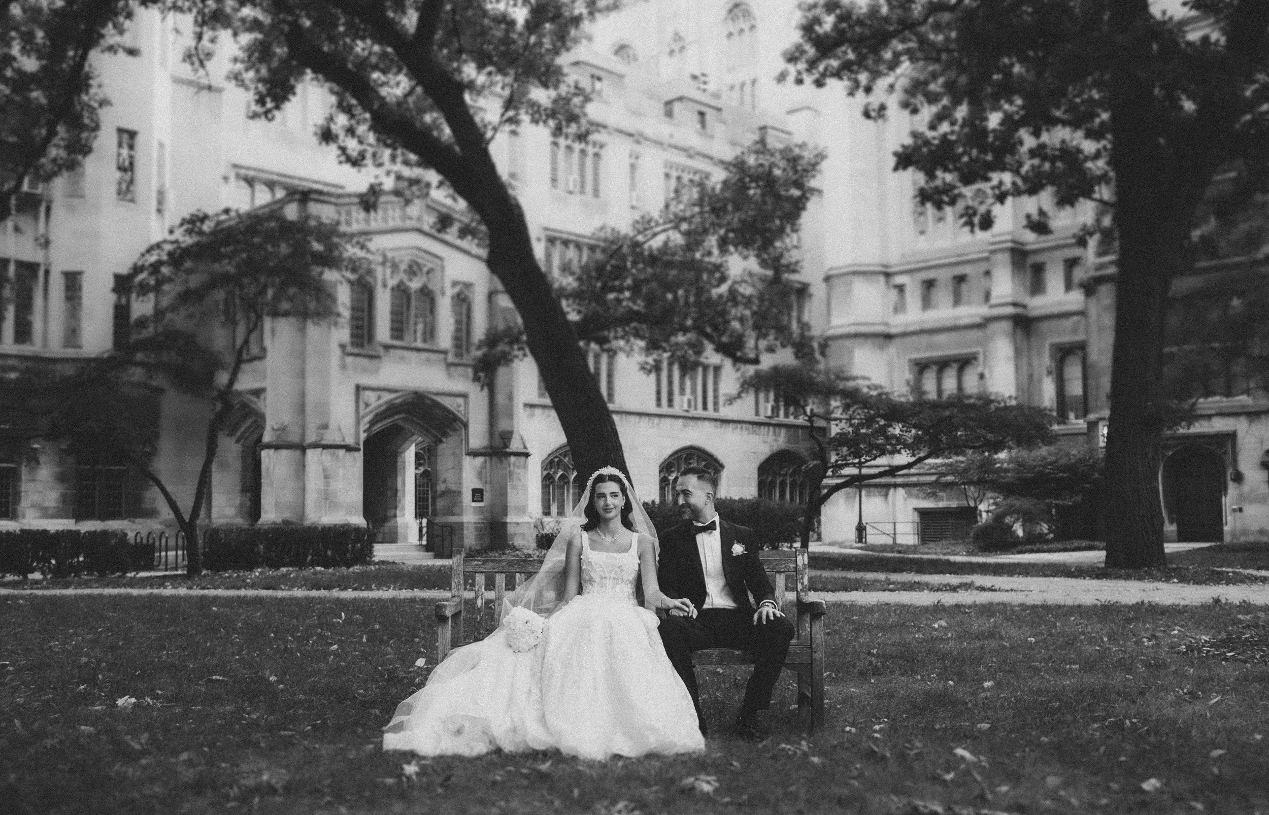 Chicago black and white photographer - couples session