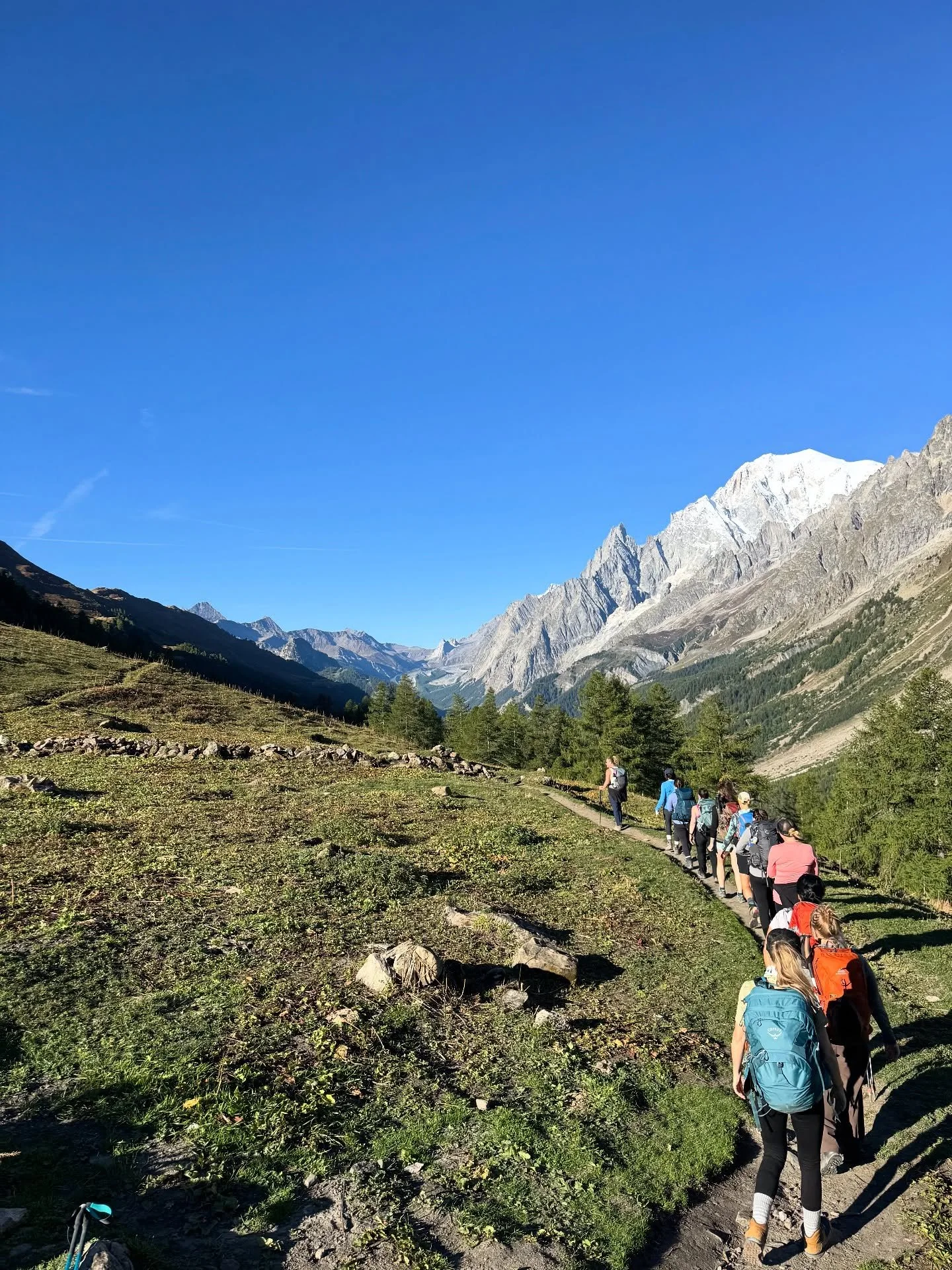 🇫🇷 🇮🇹🇨🇭 

TMB #2 is done and I am overwhelmed with emotion. The women who showed up are some of the strongest, funniest, most caring humans I&rsquo;ve met. 

It&rsquo;s always a challenge (in the best way) to hold space for such a big journey. 