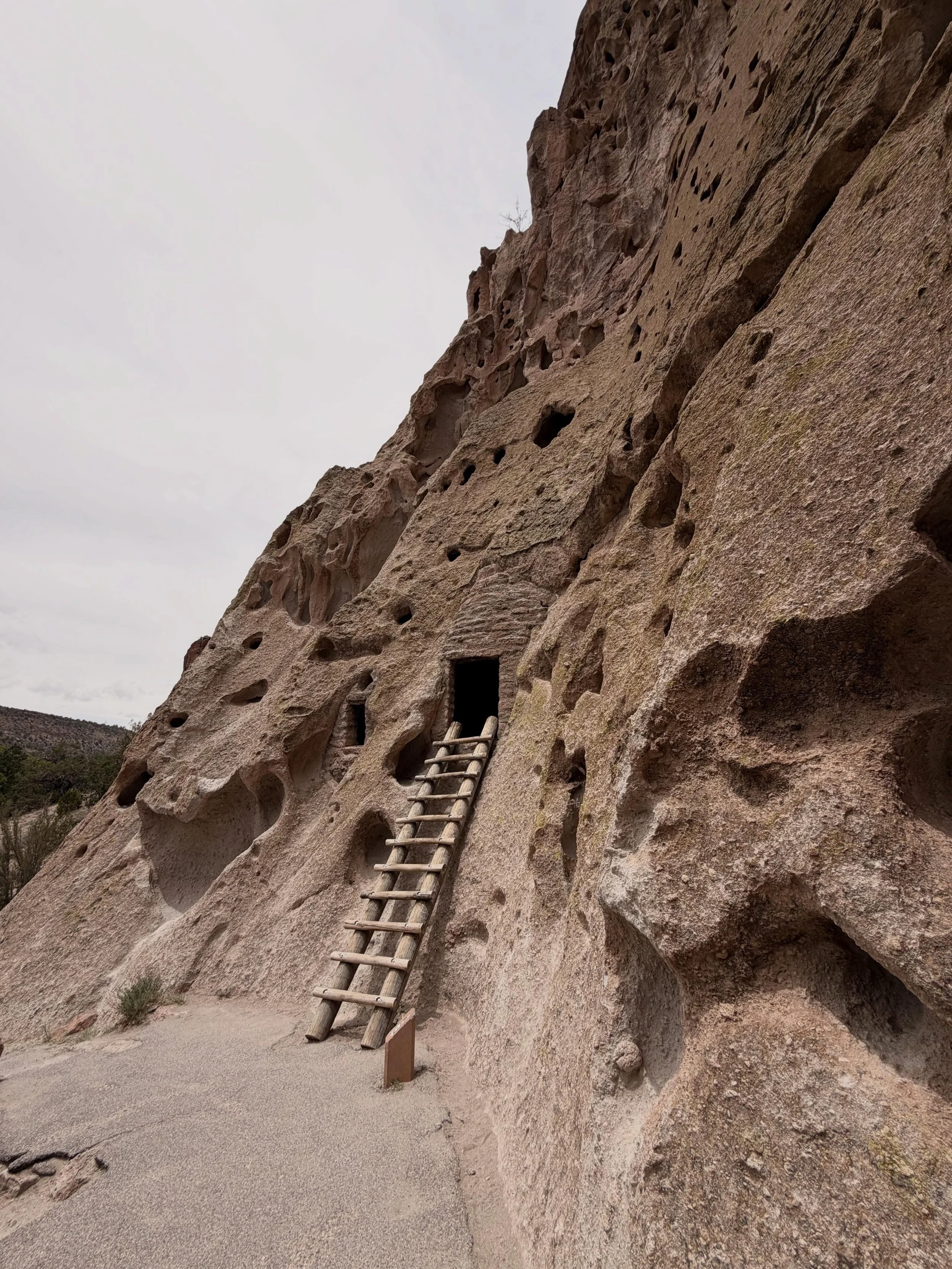 A glimpse at Bandelier National Monument.