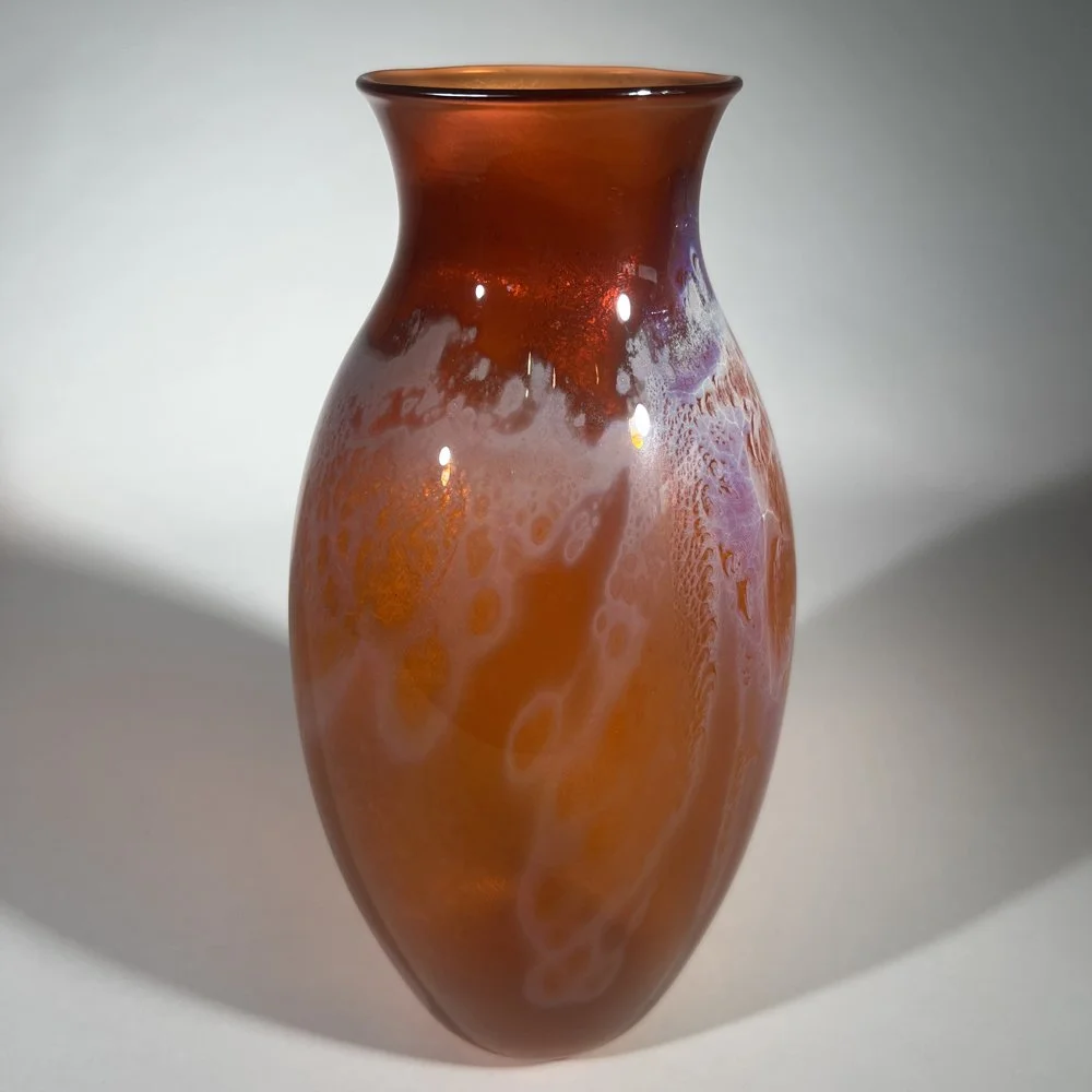 Translucent New Mexico Glass Vase