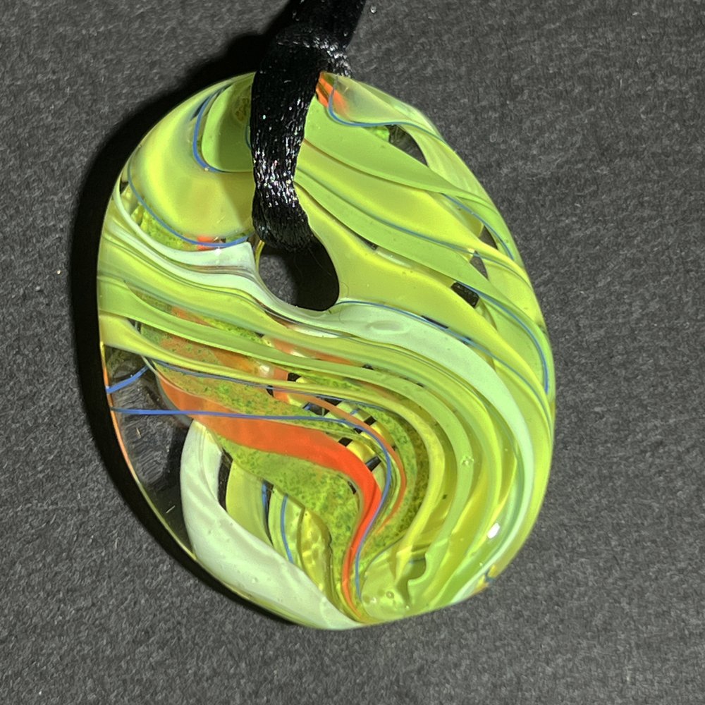 Glass Cane Pendant