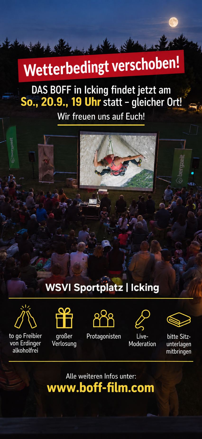 Openair Icking, WSVI-Sportplatz (Nachholtermin)