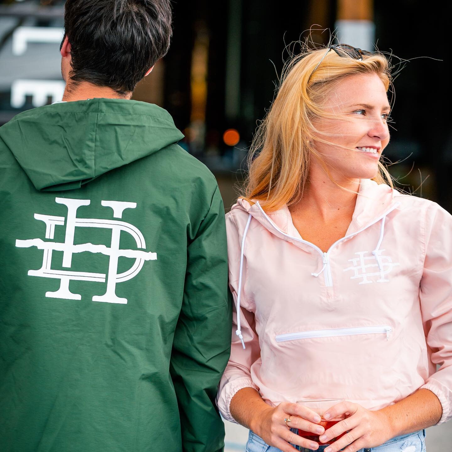 New jackets and sweatshirts, all approved for beach-side summer campfires, just arrived.