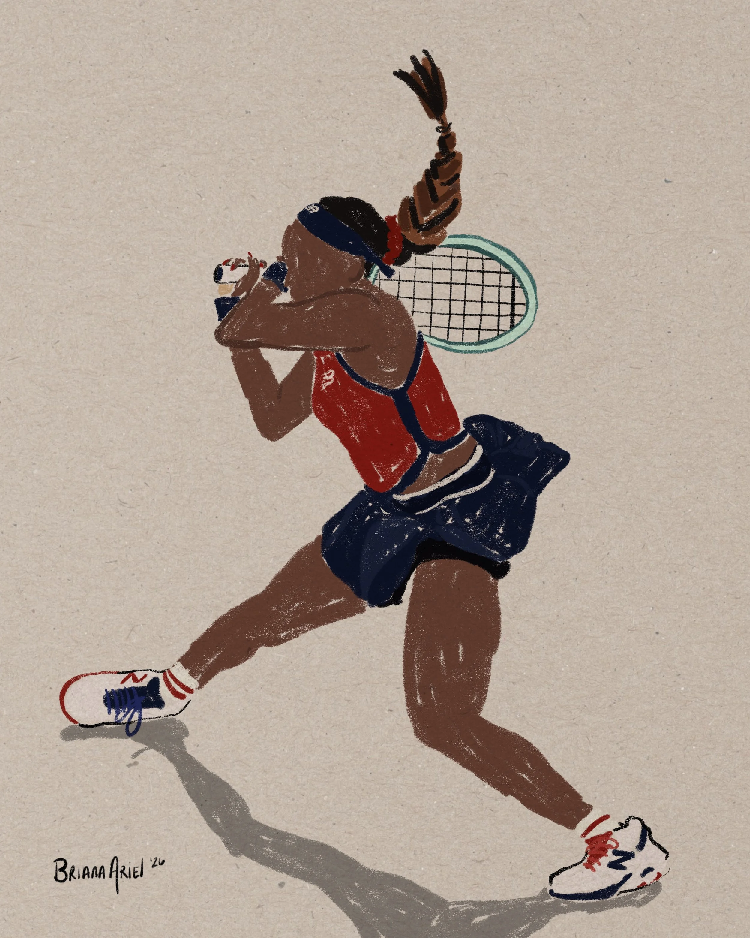 Tennis Illustrations