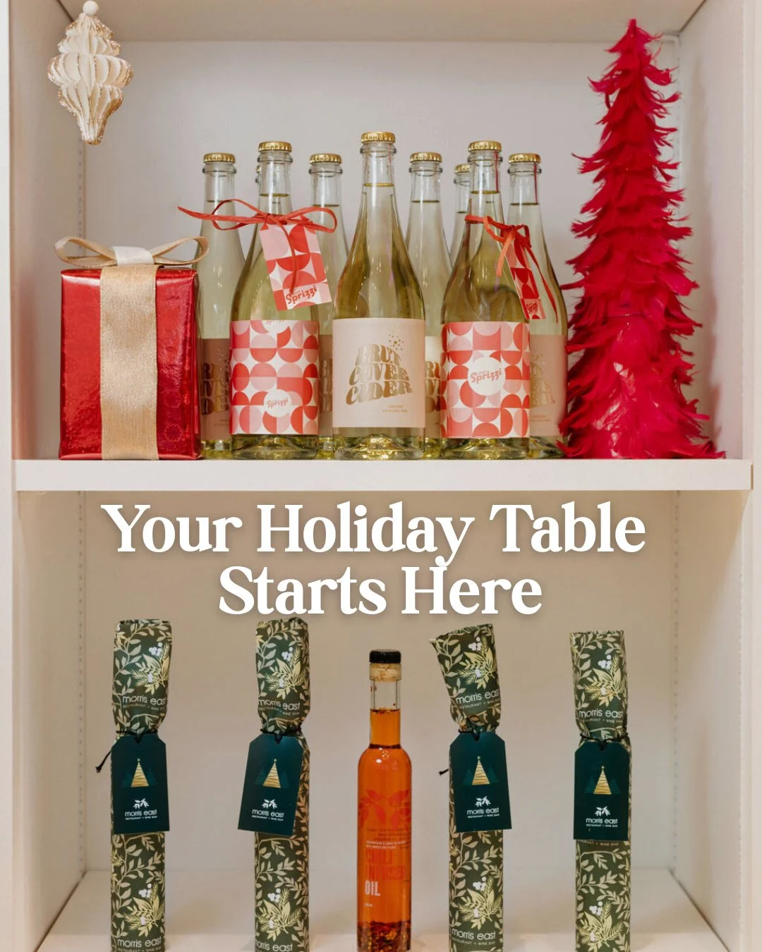 Holiday season has officially arrived, and so has our lineup of easy, delicious essentials 🍝🥂⁠
Grab your take-and-bake meals, appetizers, desserts, dressings, plus Cuvee ciders and spritzers to keep every gathering feeling festive ✨️⁠
⁠
Visit our r