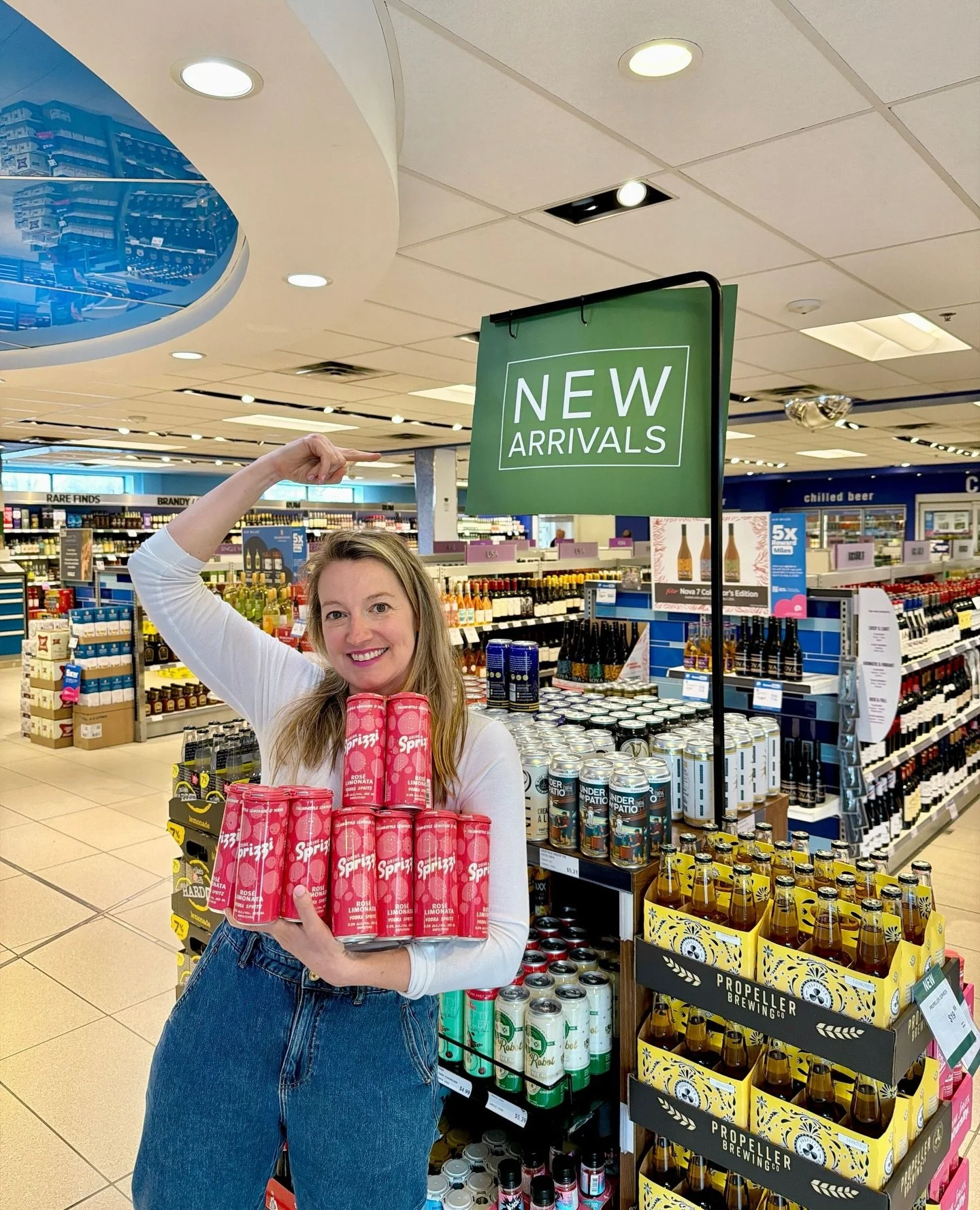 WE ARE BACK AT THE NSLC!⁠
⁠
Grab a Sprizzi Ros&eacute; four pack at select @thenslc locations near you!🍓⁠
⁠
We are excited to see you bring Sprizzi on your summer adventures 🏖️🏌️&zwj;♀️🏕️⁠
Don&rsquo;t forget to tag us in your pics enjoying Sprizz