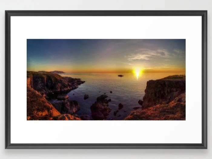 Porth Iago Framed Print by Catchavista at Photo4me