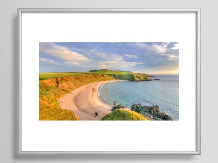 Porthor Bay at Sundown Framed prints by Catchavista at Photo4me