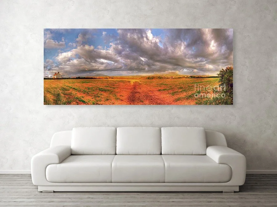 Framed by the Clouds Canvas Print by Catchavista at Fineartamerica