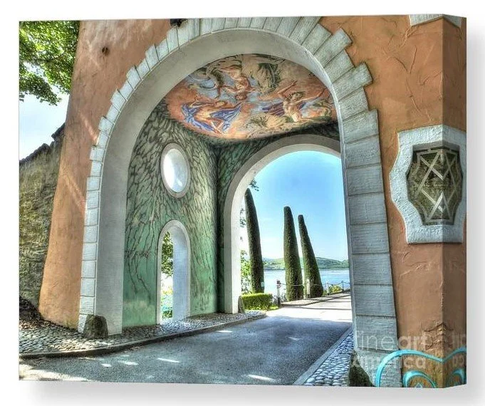 Archway to the Sea Canvas by Catchavista at Fineartamerica