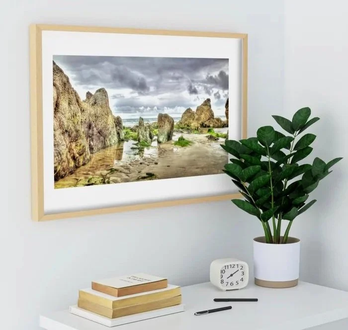 Traeth Porth Oer framed print by Catchavista at Photo4me