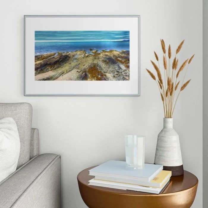 Porth Colmon Nature Rocks Framed Prints by Catchavista at Photo4me