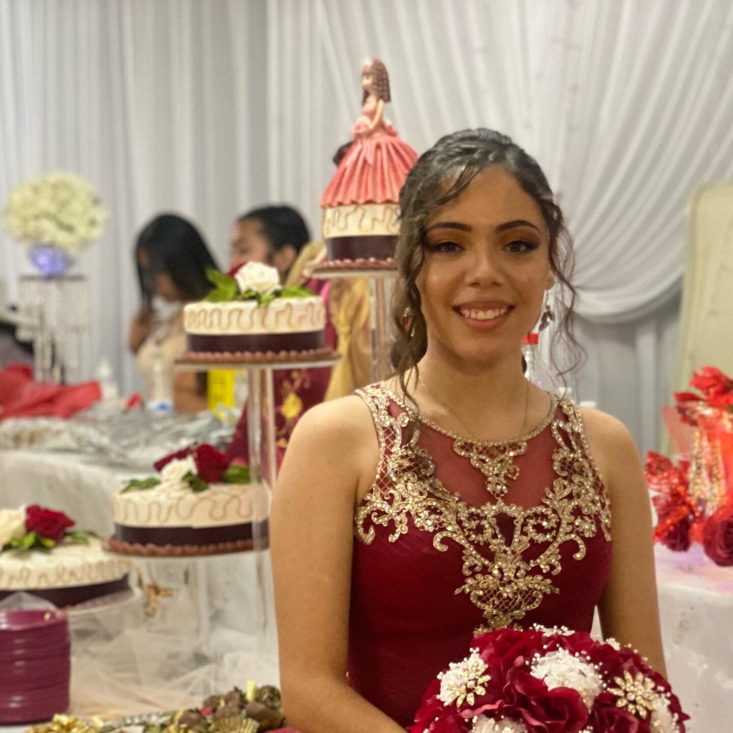 She looked so beautiful that day! We love hosting quincea&ntilde;eras. Visit the link in our bio for more info. We are booking fast!