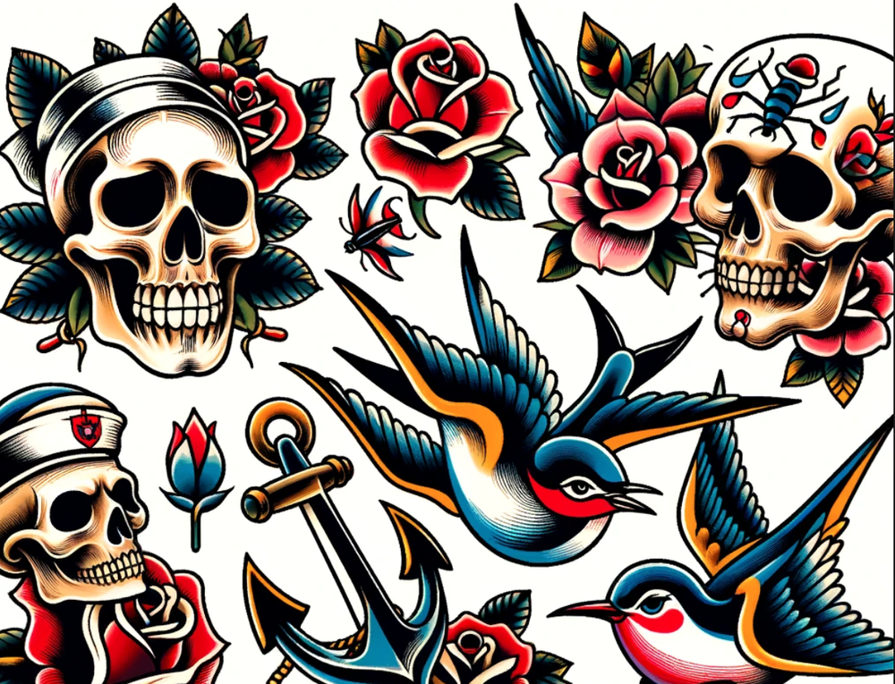 The Top 5 Traditional Tattoo Symbols and Their Meanings — TRILOGY ATELIER