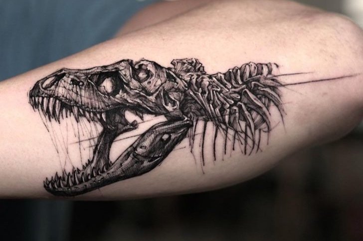 20 of the Best Dinosaur Tattoos Velociraptor Edition  Boneyard Pets