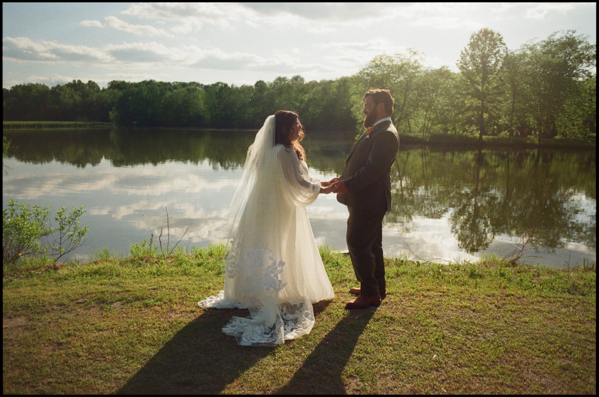Dreamy outdoor spring wedding