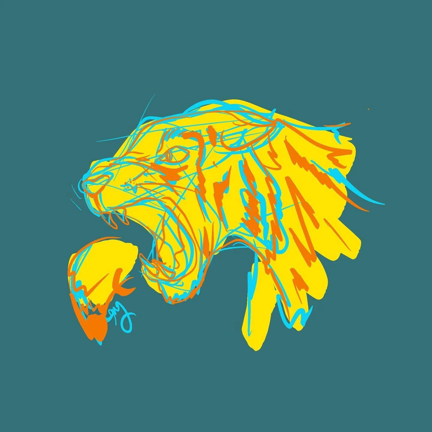 Just letting go of the lines! 🐯

&bull;
&bull;
&bull;
&bull;
&bull;
#logoinspirations #minimalistic #lineart #cleanlogo #contemporary #logodesigner #designlife #designideas #logomark #creative #graphicdesigner #artist #logoaday #logomark #designinsp
