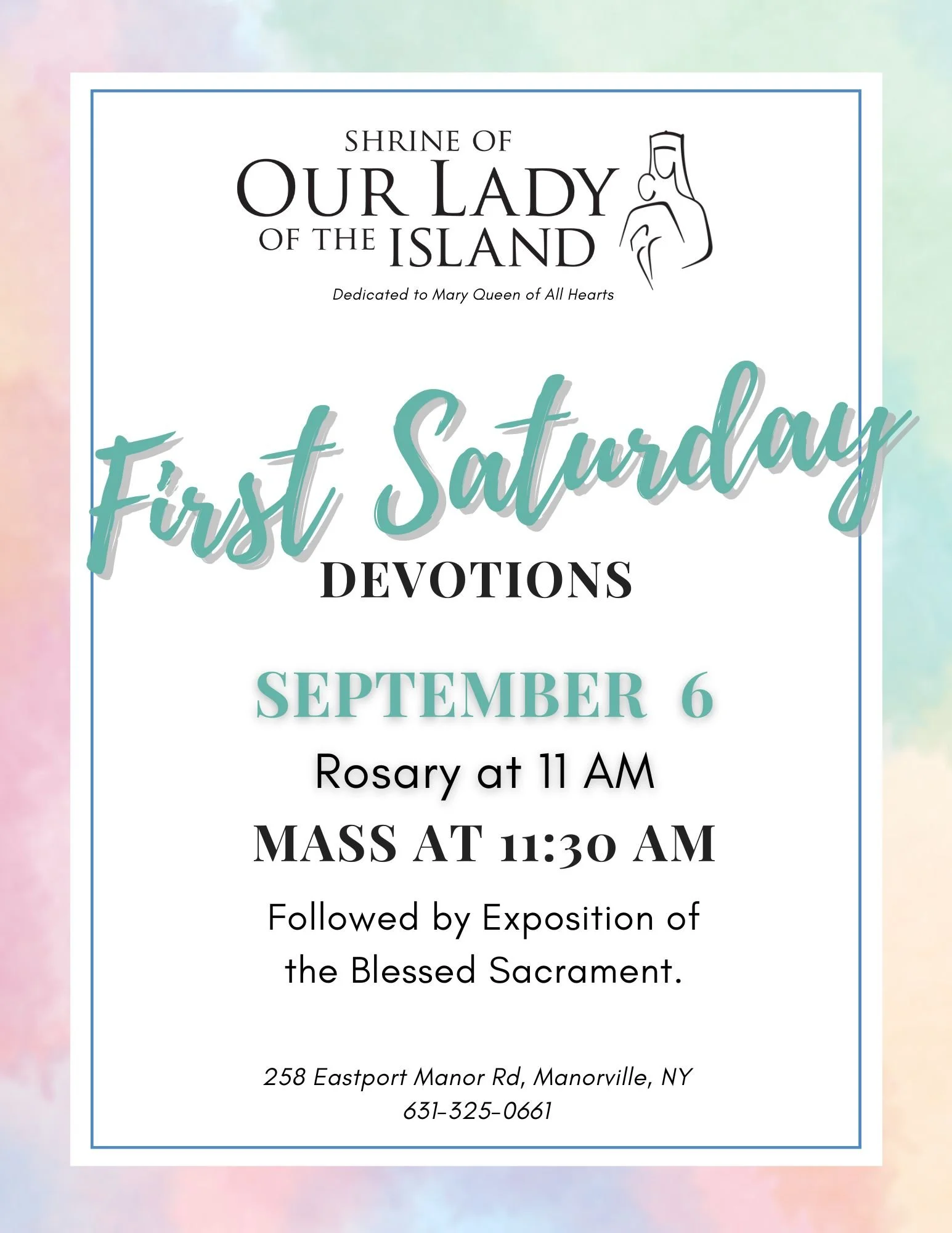First Saturday