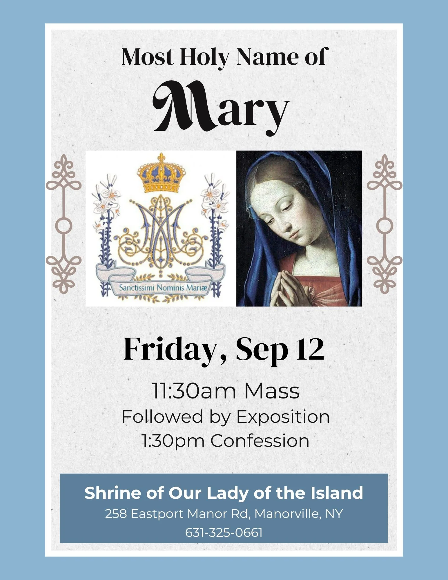Most Holy Name of Mary