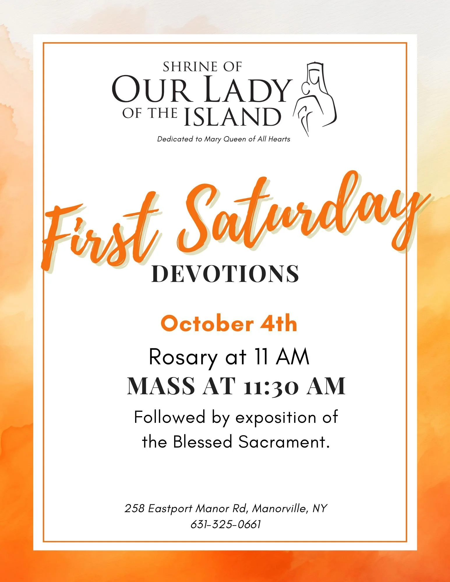 First Saturday