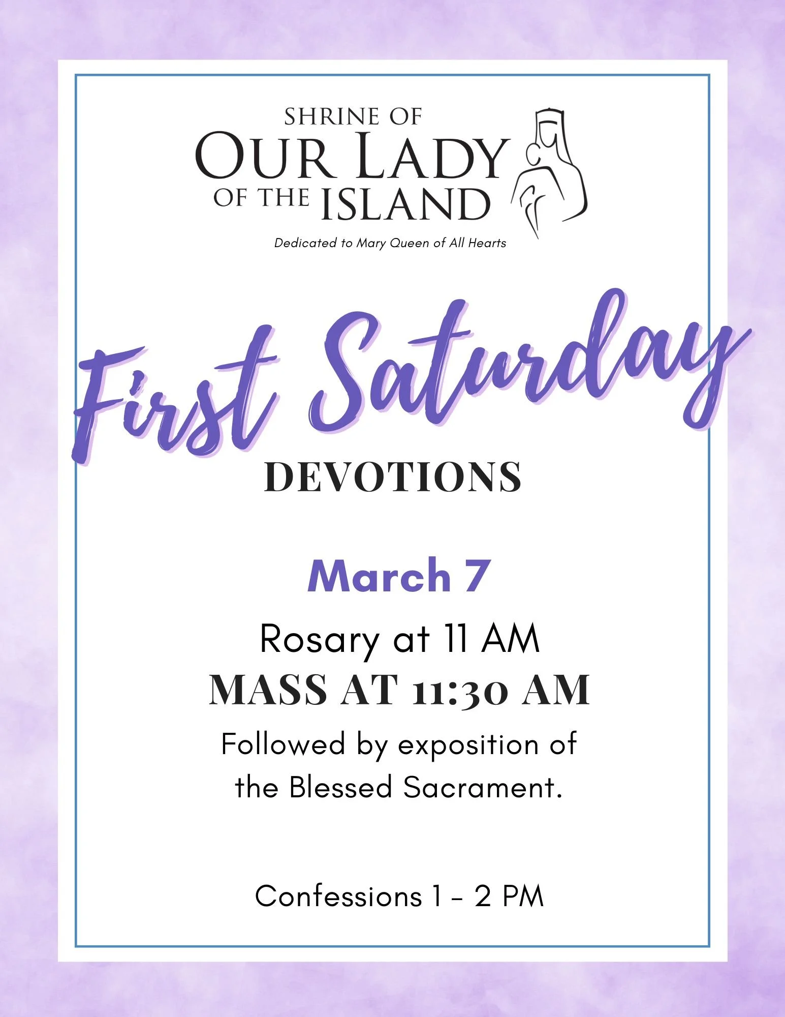 First Saturday Devotions