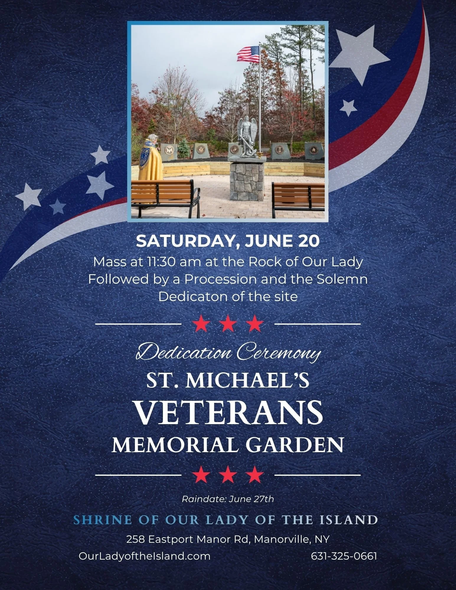 Dedication of the St. Michael’s Veteran Memorial Garden