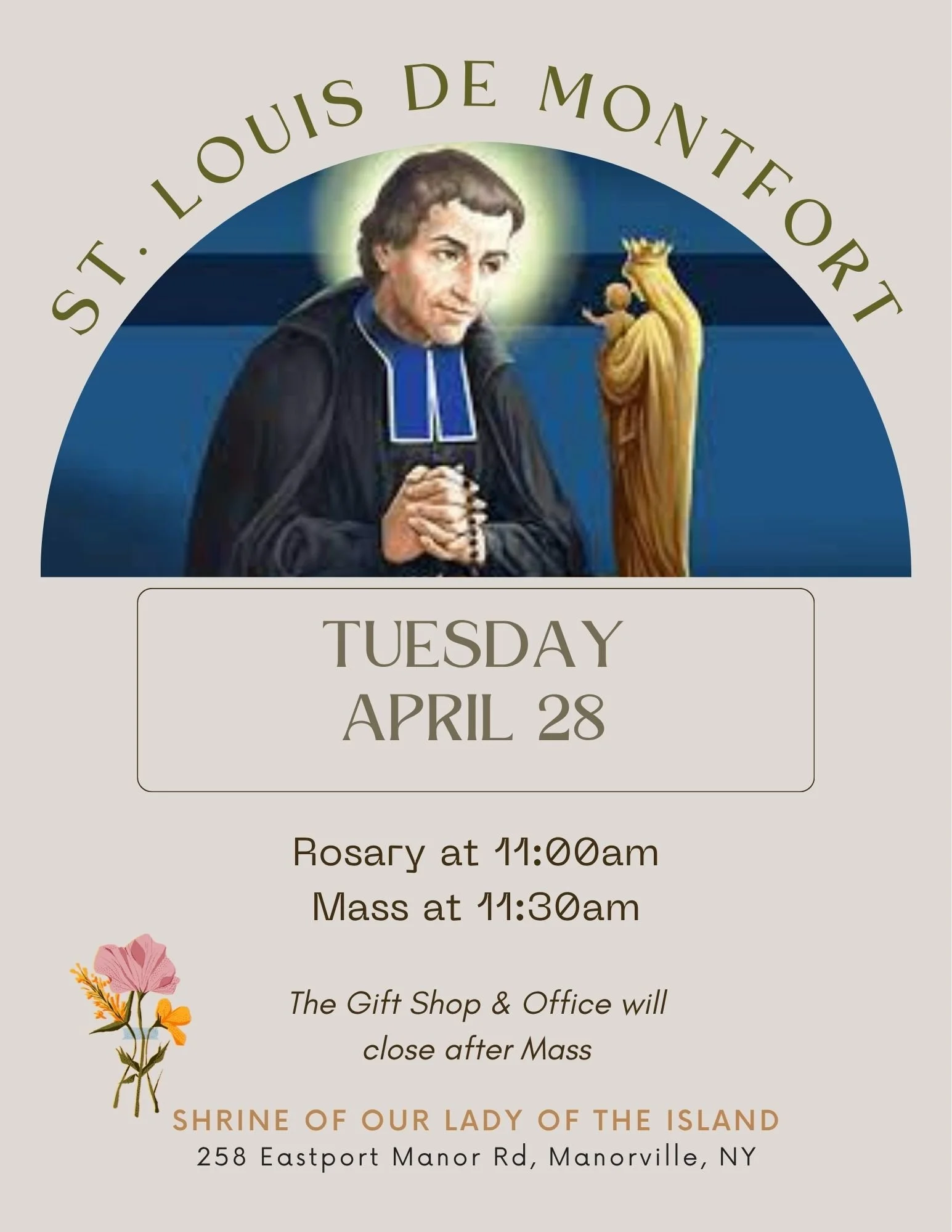 St. Louis de Montfort Feast Day