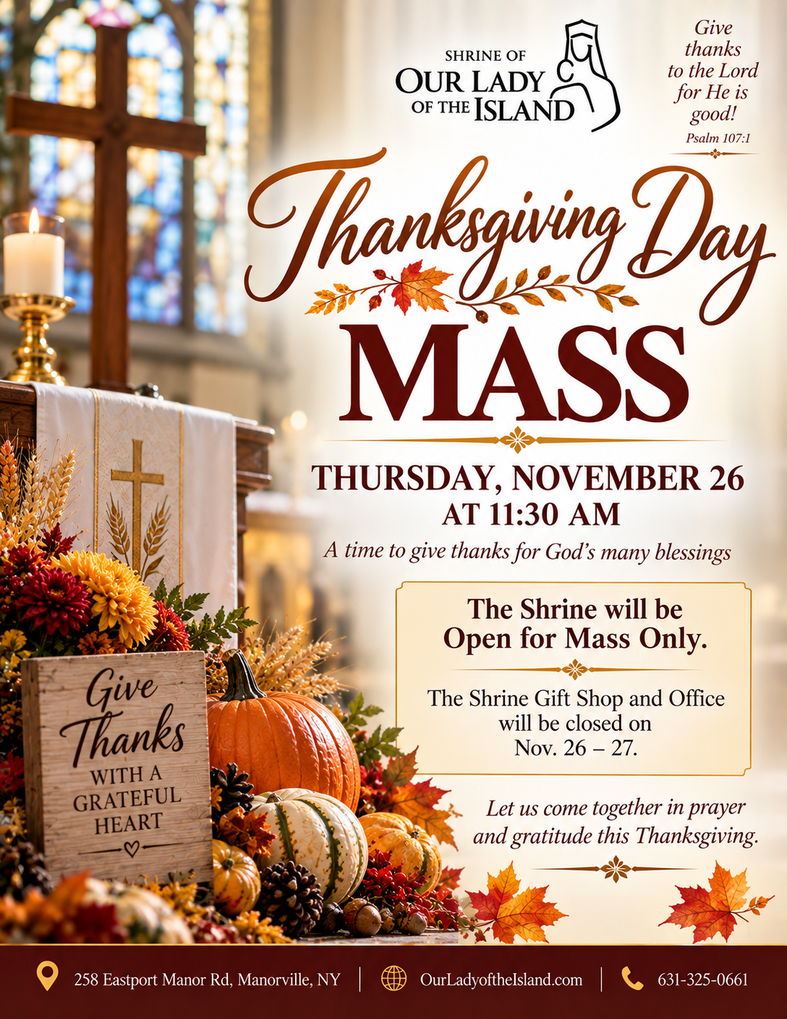 Thanksgiving Day Mass