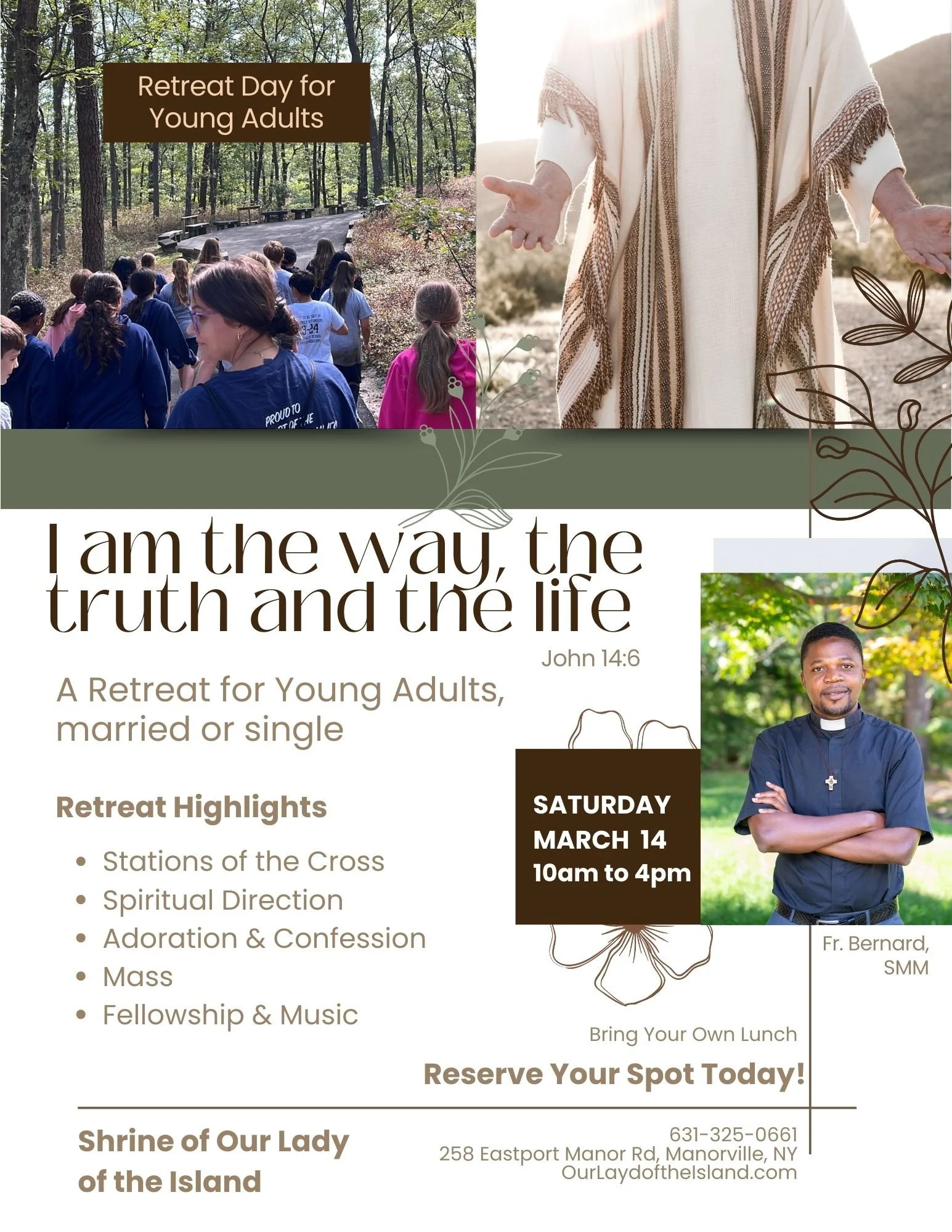 Spiritual Retreat Day for Young Adults