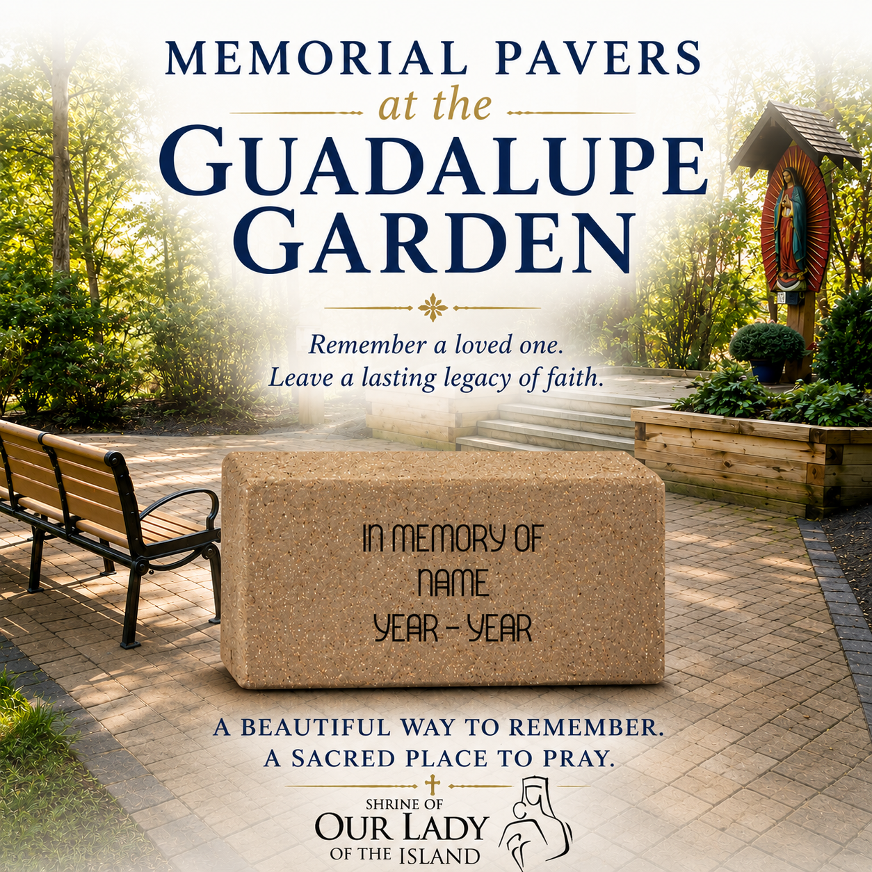 Guadalupe Garden Memorial Paver