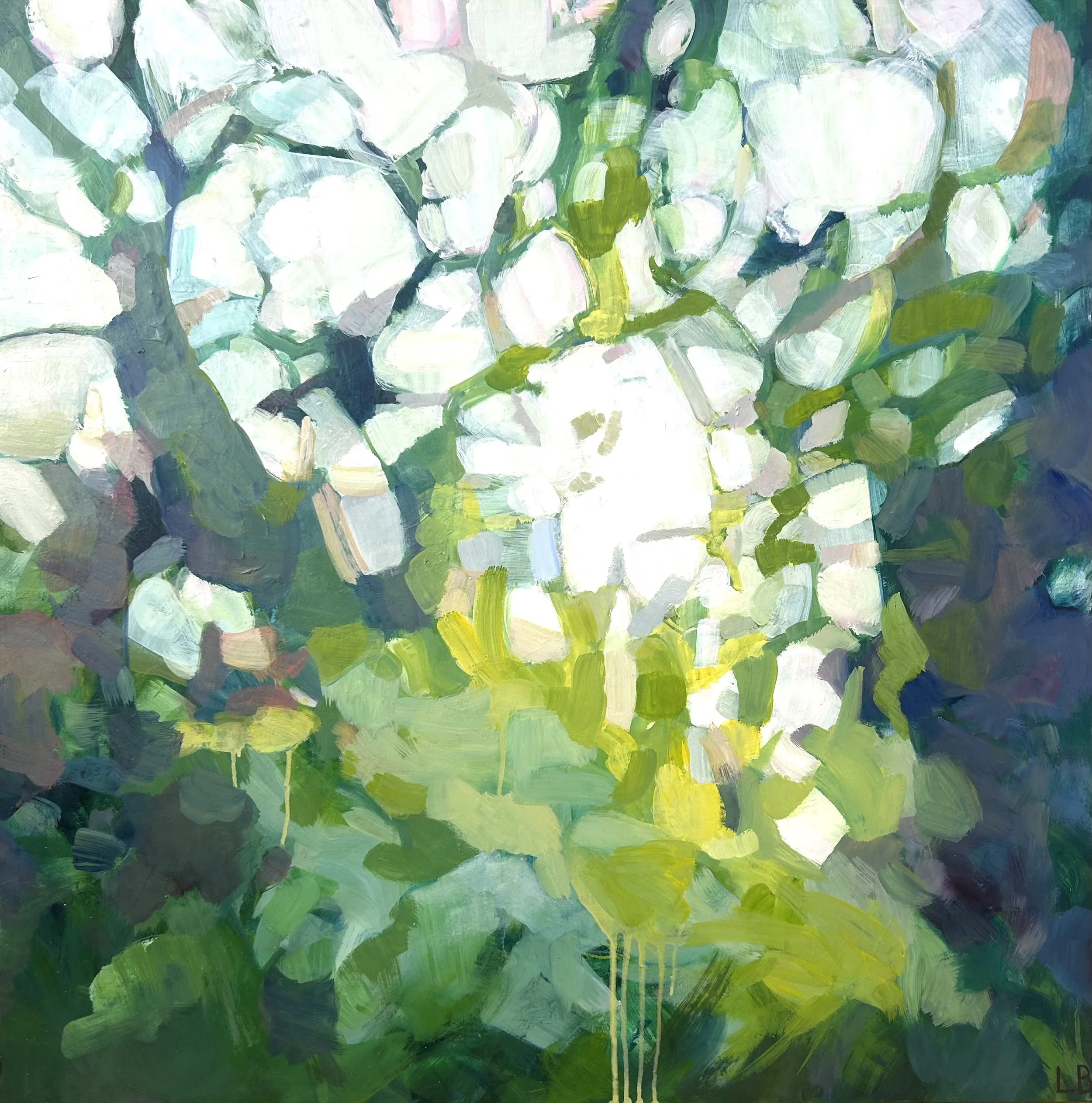 "Under The Tree Where I Used To Sit"
oil on wood panel
80X80cm
2025