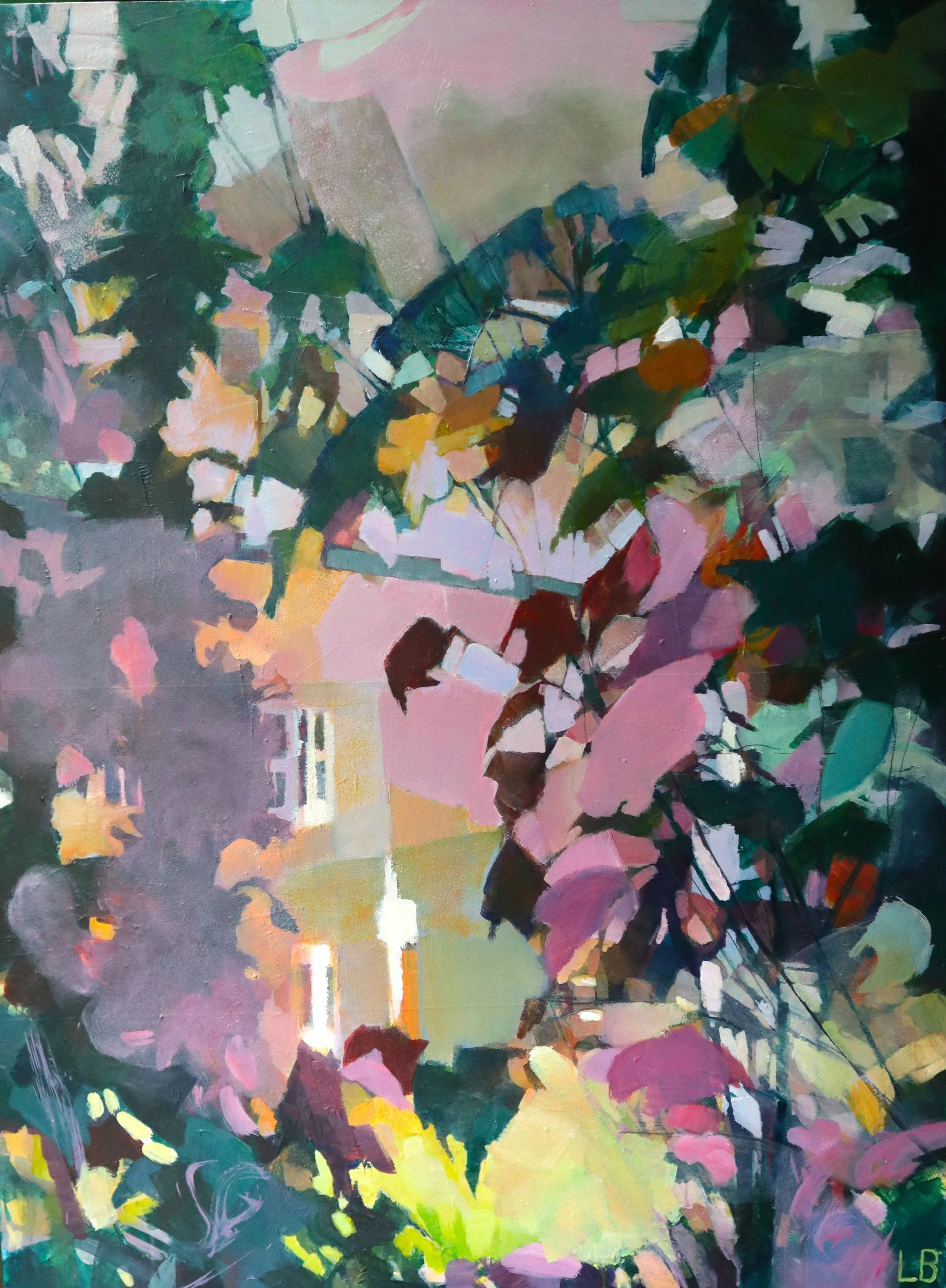 "A Sight For Sore Eyes"
acrylic and cold wax on panel
92X122cm
2024