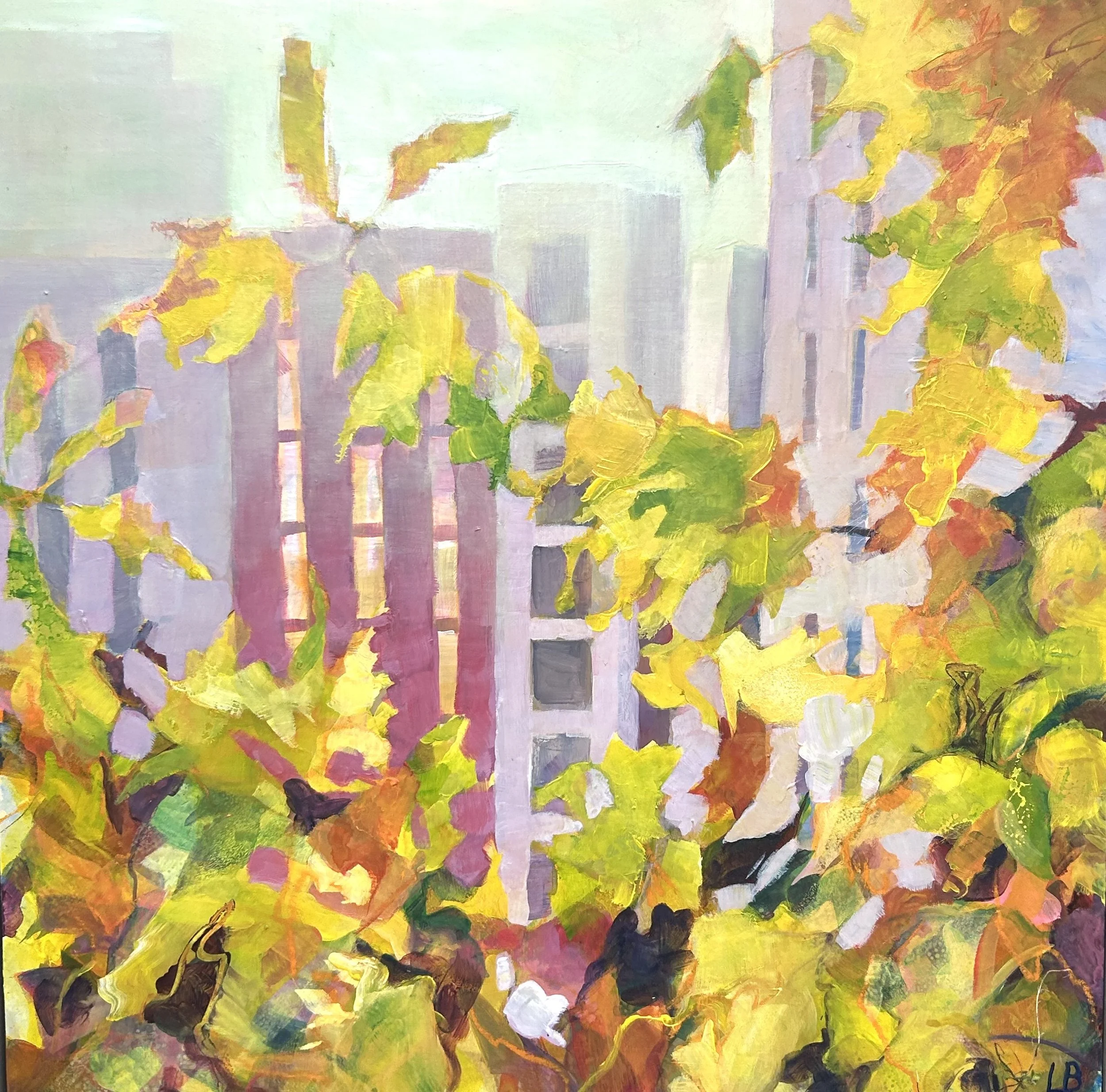 "Higher Ground"
acrylic on wood
76X76cm
2026